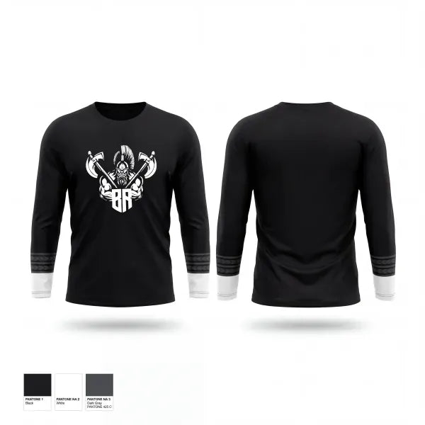 Long Sleeve Performance Shirt, Barbarians Hawaii, Rugby, Teamtime, Team time, sublimation, custom sports apparel, team uniforms, spirit wear, spiritwear, sports uniforms, custom shirts, team store, custom team store, fundraiser sports, apparel fundraiser