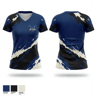 Womens Short Sleeve Vneck Shirt, Hi-Lyfe Basketball, Men's Basketball, Teamtime, Team time, sublimation, custom sports apparel, team uniforms, spirit wear, spiritwear, sports uniforms, custom shirts, team store, custom team store, fundraiser sports, apparel fundraiser