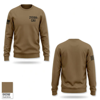 Crew Neck Sweatshirt, 2-108th CAV, National Guard, Teamtime, Team time, sublimation, custom sports apparel, team uniforms, spirit wear, spiritwear, sports uniforms, custom shirts, team store, custom team store, fundraiser sports, apparel fundraiser