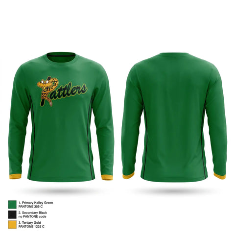Long Sleeve Performance Shirt, Rattlers, Softball, Teamtime, Team time, sublimation, custom sports apparel, team uniforms, spirit wear, spiritwear, sports uniforms, custom shirts, team store, custom team store, fundraiser sports, apparel fundraiser