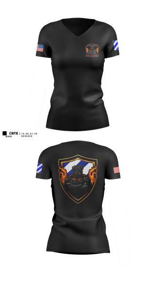 Womens Short Sleeve Vneck Shirt, DSTB, 3DSB, Army, Teamtime, Team time, sublimation, custom sports apparel, team uniforms, spirit wear, spiritwear, sports uniforms, custom shirts, team store, custom team store, fundraiser sports, apparel fundraiser