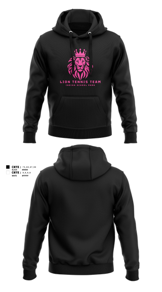 Hoodie, Lion Tennis Team, Tennis, Teamtime, Team time, sublimation, custom sports apparel, team uniforms, spirit wear, spiritwear, sports uniforms, custom shirts, team store, custom team store, fundraiser sports, apparel fundraiser