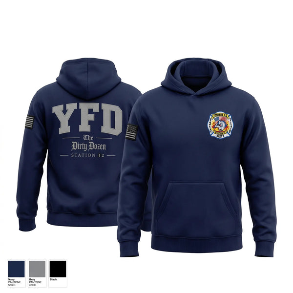 Hoodie, Yonkers Fire Department, Fire Department, Teamtime, Team time, sublimation, custom sports apparel, team uniforms, spirit wear, spiritwear, sports uniforms, custom shirts, team store, custom team store, fundraiser sports, apparel fundraiser