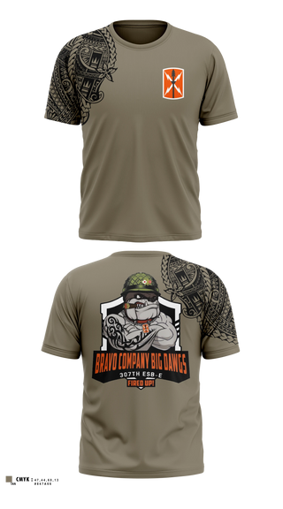Short Sleeve Performance Shirt, Bravo 307th ESBE, Army, Teamtime, Team time, sublimation, custom sports apparel, team uniforms, spirit wear, spiritwear, sports uniforms, custom shirts, team store, custom team store, fundraiser sports, apparel fundraiser