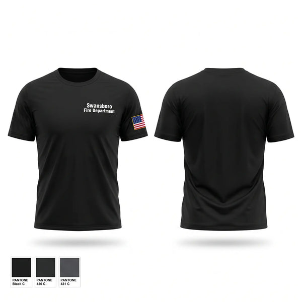 Short Sleeve Performance Shirt, Swansboro Fire Department, Fire Department, Teamtime, Team time, sublimation, custom sports apparel, team uniforms, spirit wear, spiritwear, sports uniforms, custom shirts, team store, custom team store, fundraiser sports, apparel fundraiser