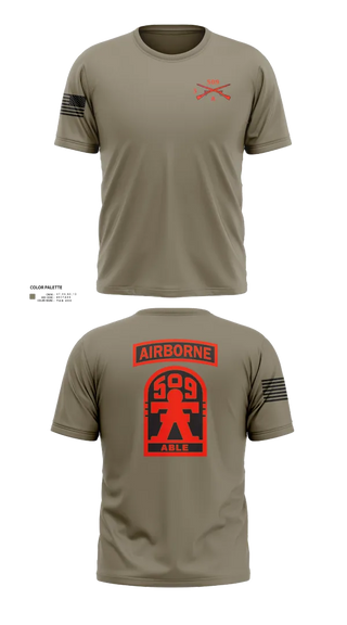 Short Sleeve Performance Shirt, 3-509th Parachute Infantry BN Able Nation, , Teamtime, Team time, sublimation, custom sports apparel, team uniforms, spirit wear, spiritwear, sports uniforms, custom shirts, team store, custom team store, fundraiser sports, apparel fundraiser
