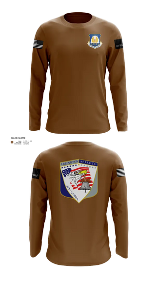 Long Sleeve Performance Shirt, 61st Eagle Squadron, Air Force, Teamtime, Team time, sublimation, custom sports apparel, team uniforms, spirit wear, spiritwear, sports uniforms, custom shirts, team store, custom team store, fundraiser sports, apparel fundraiser