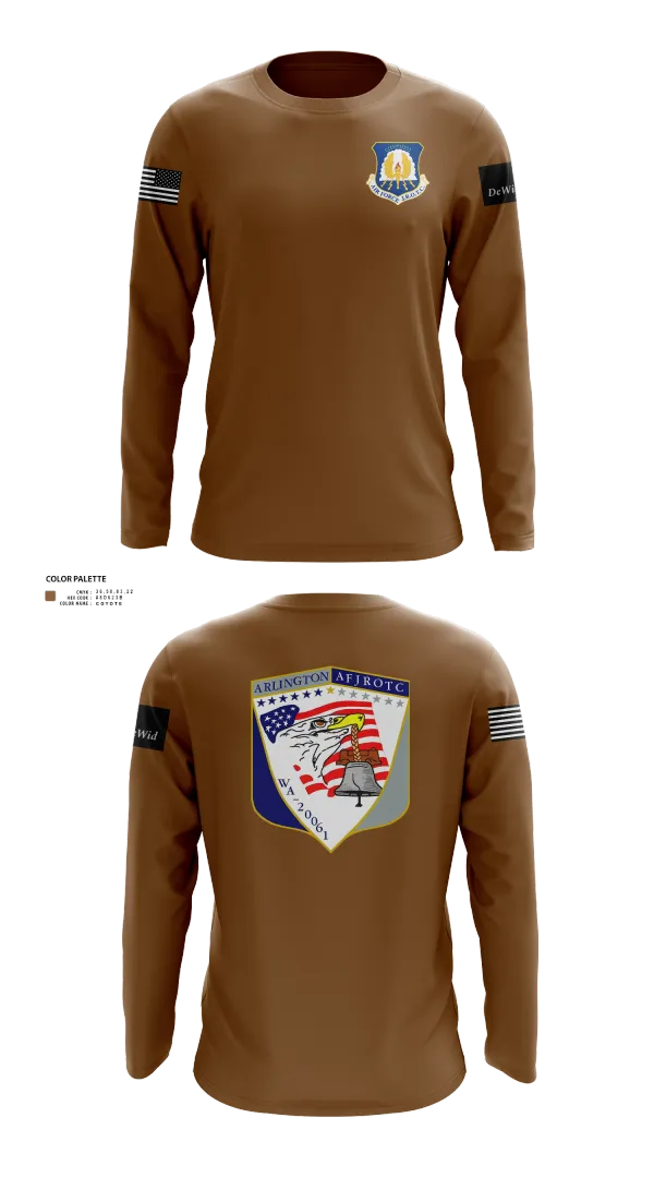 Long Sleeve Performance Shirt, 61st Eagle Squadron, Air Force, Teamtime, Team time, sublimation, custom sports apparel, team uniforms, spirit wear, spiritwear, sports uniforms, custom shirts, team store, custom team store, fundraiser sports, apparel fundraiser