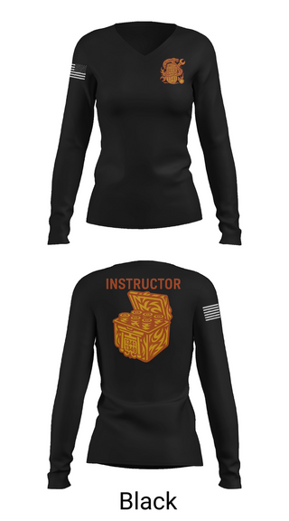 Womens Long Sleeve Vneck Shirt, MARCOR DET FLW, , Teamtime, Team time, sublimation, custom sports apparel, team uniforms, spirit wear, spiritwear, sports uniforms, custom shirts, team store, custom team store, fundraiser sports, apparel fundraiser