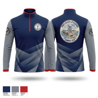Quarter Zip Jacket, Jones Beach Lifeguard Corp, , Teamtime, Team time, sublimation, custom sports apparel, team uniforms, spirit wear, spiritwear, sports uniforms, custom shirts, team store, custom team store, fundraiser sports, apparel fundraiser