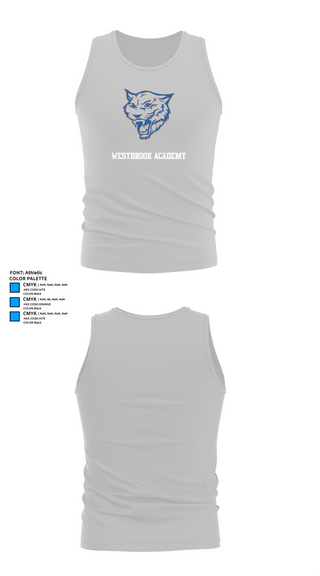 Tank Top, Westbrook Academy, Men's Basketball, Teamtime, Team time, sublimation, custom sports apparel, team uniforms, spirit wear, spiritwear, sports uniforms, custom shirts, team store, custom team store, fundraiser sports, apparel fundraiser