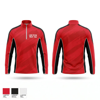 Quarter Zip Jacket, Lion Pryde Muay thai, , Teamtime, Team time, sublimation, custom sports apparel, team uniforms, spirit wear, spiritwear, sports uniforms, custom shirts, team store, custom team store, fundraiser sports, apparel fundraiser