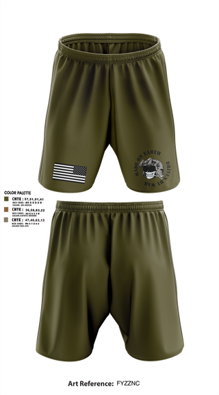 Athletic Shorts With Pockets, B/4-3 Assault Helicopter Battalion, , Teamtime, Team time, sublimation, custom sports apparel, team uniforms, spirit wear, spiritwear, sports uniforms, custom shirts, team store, custom team store, fundraiser sports, apparel fundraiser