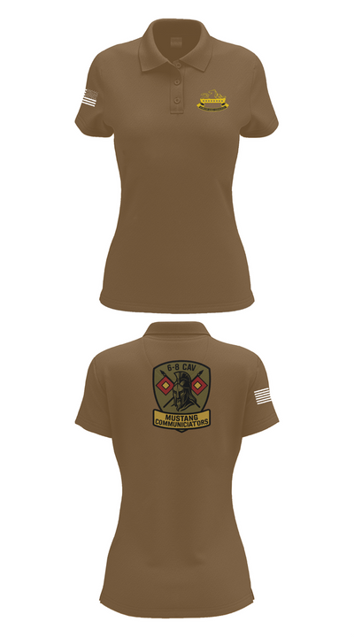 6-8 CAV 64955862 Women's Short Sleeve Performance Polo  - 15