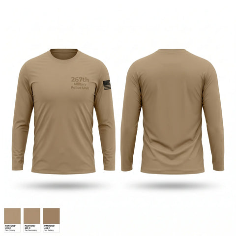 Long Sleeve Performance Shirt, 267th Military Police Unit, National Guard, Teamtime, Team time, sublimation, custom sports apparel, team uniforms, spirit wear, spiritwear, sports uniforms, custom shirts, team store, custom team store, fundraiser sports, apparel fundraiser