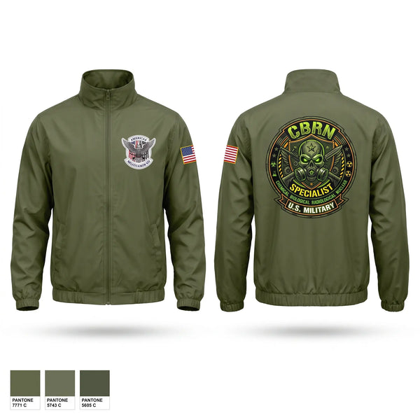 Windbreaker, CBRN DEVILS, Army, Teamtime, Team time, sublimation, custom sports apparel, team uniforms, spirit wear, spiritwear, sports uniforms, custom shirts, team store, custom team store, fundraiser sports, apparel fundraiser