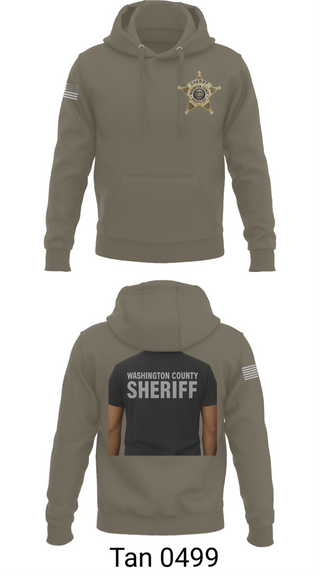 Hoodie, Washington County Sheriff's Department, Police, Teamtime, Team time, sublimation, custom sports apparel, team uniforms, spirit wear, spiritwear, sports uniforms, custom shirts, team store, custom team store, fundraiser sports, apparel fundraiser