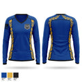 Ewing PBA Local 111 24534279 Women's Long Sleeve V-neck Shirt - 1