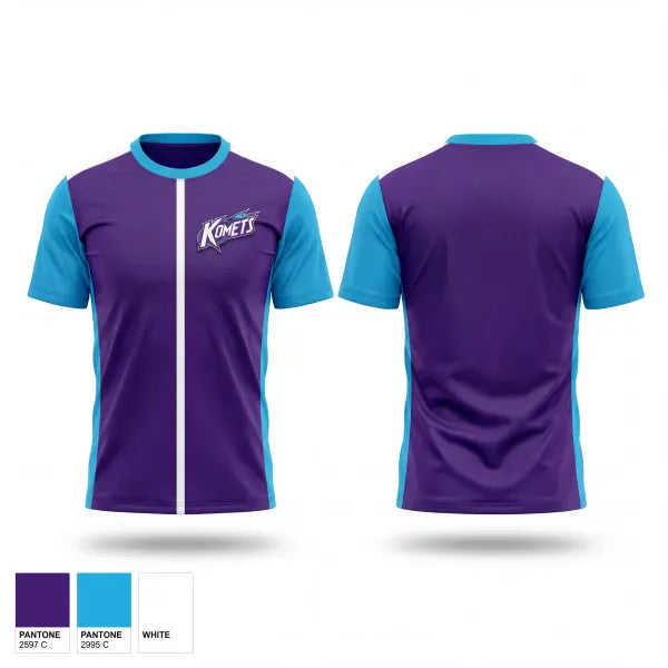 Old School Cotton Feel Shirt, Komets, Softball, Teamtime, Team time, sublimation, custom sports apparel, team uniforms, spirit wear, spiritwear, sports uniforms, custom shirts, team store, custom team store, fundraiser sports, apparel fundraiser