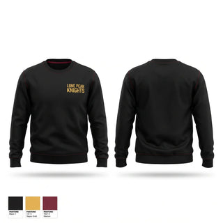 Crew Neck Sweatshirt, Lone Peak Knights, , Teamtime, Team time, sublimation, custom sports apparel, team uniforms, spirit wear, spiritwear, sports uniforms, custom shirts, team store, custom team store, fundraiser sports, apparel fundraiser