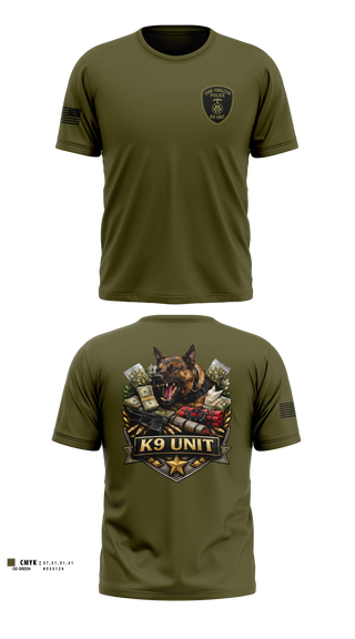 Old School Cotton Feel Shirt, Camp Pendleton PMO K9, Marines, Teamtime, Team time, sublimation, custom sports apparel, team uniforms, spirit wear, spiritwear, sports uniforms, custom shirts, team store, custom team store, fundraiser sports, apparel fundraiser