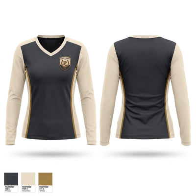 Parker County FC Women's Long Sleeve V-neck Shirt - 1