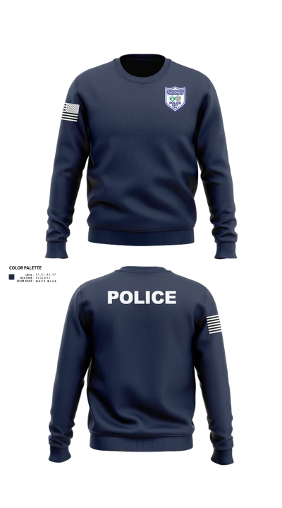 Andover Township Police Department 13076231 Crew Neck Sweatshirt - 121