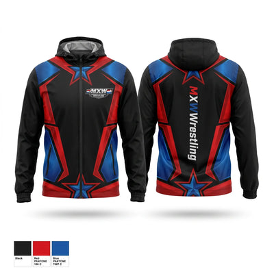 Midwest Xtreme Wrestling Windbreaker - 1