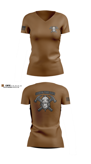 Womens Short Sleeve Vneck Shirt, HEAVY HITTERS, Army, Teamtime, Team time, sublimation, custom sports apparel, team uniforms, spirit wear, spiritwear, sports uniforms, custom shirts, team store, custom team store, fundraiser sports, apparel fundraiser