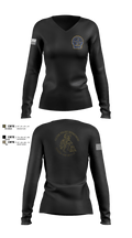 SAR Unit 23323754 Women's Long Sleeve V-neck Shirt - 100