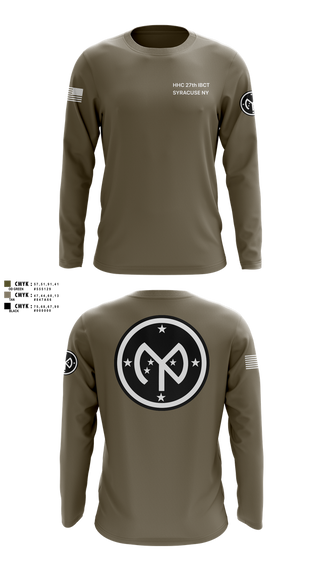 Long Sleeve Performance Shirt, 27 IBCT, , Teamtime, Team time, sublimation, custom sports apparel, team uniforms, spirit wear, spiritwear, sports uniforms, custom shirts, team store, custom team store, fundraiser sports, apparel fundraiser