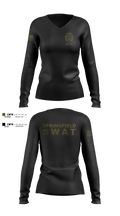 Springfield Ohio SWAT Women's Long Sleeve V-neck Shirt - 8