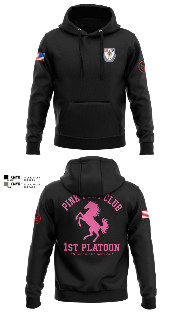 Hoodie, 1/182 1st Platoon, National Guard, Teamtime, Team time, sublimation, custom sports apparel, team uniforms, spirit wear, spiritwear, sports uniforms, custom shirts, team store, custom team store, fundraiser sports, apparel fundraiser