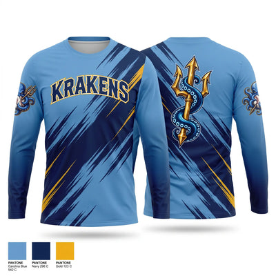 Krakens Long Sleeve Performance Shirt - 1