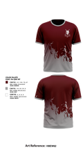 Newton Braves Golf 44705501 Short Sleeve Performance Shirt - 1