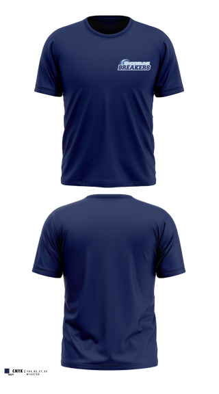 Short Sleeve Performance Shirt, Shoreline Breakers 12u Royal, Softball, Teamtime, Team time, sublimation, custom sports apparel, team uniforms, spirit wear, spiritwear, sports uniforms, custom shirts, team store, custom team store, fundraiser sports, apparel fundraiser