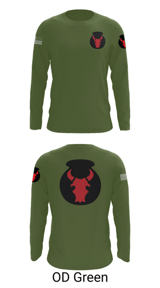 Long Sleeve Performance Shirt, 2nd Brigade Combat Team, 34th Infantry Division, , Teamtime, Team time, sublimation, custom sports apparel, team uniforms, spirit wear, spiritwear, sports uniforms, custom shirts, team store, custom team store, fundraiser sports, apparel fundraiser
