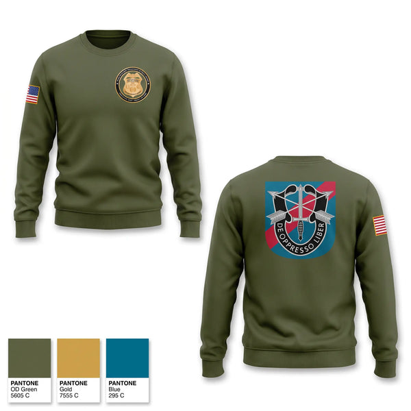 Crew Neck Sweatshirt, 3/20th Special Forces Group, Army, Teamtime, Team time, sublimation, custom sports apparel, team uniforms, spirit wear, spiritwear, sports uniforms, custom shirts, team store, custom team store, fundraiser sports, apparel fundraiser