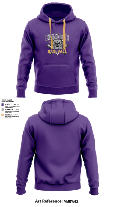 Heuvelton Baseball 57282664 Hoodie - 1