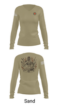 4th Combat Engineer Battalion A Co 69911625 Women's Long Sleeve V-neck Shirt - 97