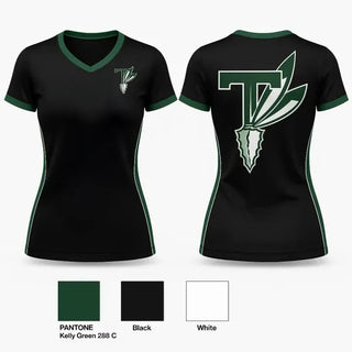 Womens Short Sleeve Vneck Shirt, SOWEGA TRIBE, Softball, Teamtime, Team time, sublimation, custom sports apparel, team uniforms, spirit wear, spiritwear, sports uniforms, custom shirts, team store, custom team store, fundraiser sports, apparel fundraiser