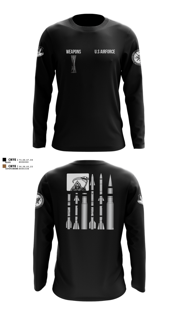Long Sleeve Performance Shirt, 144 FW, National Guard, Teamtime, Team time, sublimation, custom sports apparel, team uniforms, spirit wear, spiritwear, sports uniforms, custom shirts, team store, custom team store, fundraiser sports, apparel fundraiser