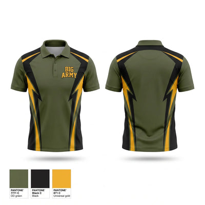 BIG ARMY 21346576 Short Sleeve Performance Polo - 1