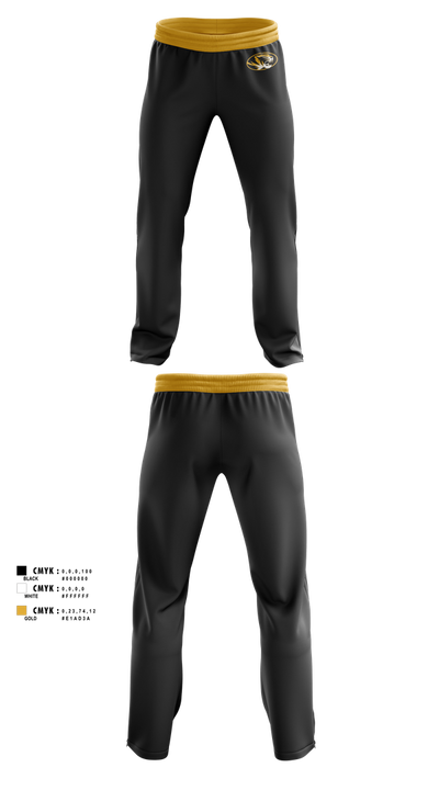 Mizzou Golf 57806327 Sweatpants - 100