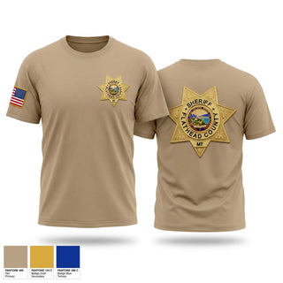 Old School Cotton Feel Shirt, Flathead County Sheriff's Office, Police, Teamtime, Team time, sublimation, custom sports apparel, team uniforms, spirit wear, spiritwear, sports uniforms, custom shirts, team store, custom team store, fundraiser sports, apparel fundraiser