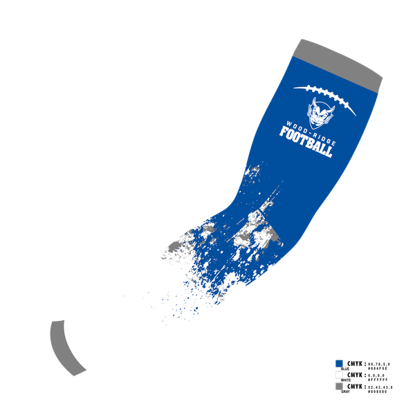Arm Sleeve, Wood-Ridge Football, , Teamtime, Team time, sublimation, custom sports apparel, team uniforms, spirit wear, spiritwear, sports uniforms, custom shirts, team store, custom team store, fundraiser sports, apparel fundraiser