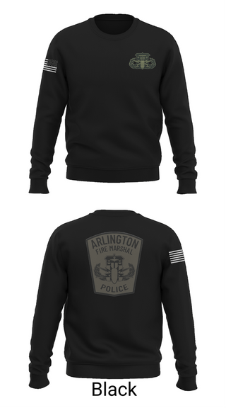 Crew Neck Sweatshirt, Arlington County Bomb Squad, Fire Department, Teamtime, Team time, sublimation, custom sports apparel, team uniforms, spirit wear, spiritwear, sports uniforms, custom shirts, team store, custom team store, fundraiser sports, apparel fundraiser