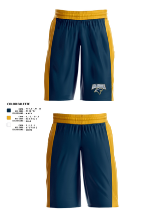 Mens Basketball Shorts, Godwin Heights Wolverines, Men's Basketball, Teamtime, Team time, sublimation, custom sports apparel, team uniforms, spirit wear, spiritwear, sports uniforms, custom shirts, team store, custom team store, fundraiser sports, apparel fundraiser