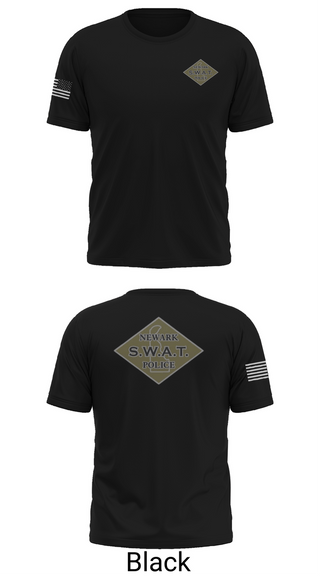 Old School Cotton Feel Shirt, Newark SWAT, Police, Teamtime, Team time, sublimation, custom sports apparel, team uniforms, spirit wear, spiritwear, sports uniforms, custom shirts, team store, custom team store, fundraiser sports, apparel fundraiser
