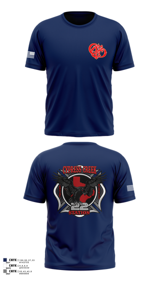 Short Sleeve Performance Shirt, Cy creek fire 22, , Teamtime, Team time, sublimation, custom sports apparel, team uniforms, spirit wear, spiritwear, sports uniforms, custom shirts, team store, custom team store, fundraiser sports, apparel fundraiser